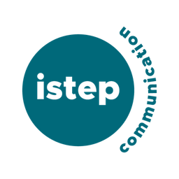 Graphic designer - i-Step communication logo