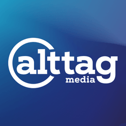 Šikovný grafický dizajnér - AltTag Media logo
