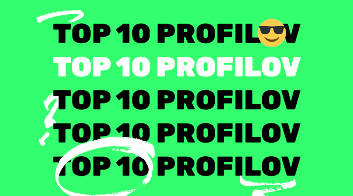 Pretlak TOP 10 freelance profilov